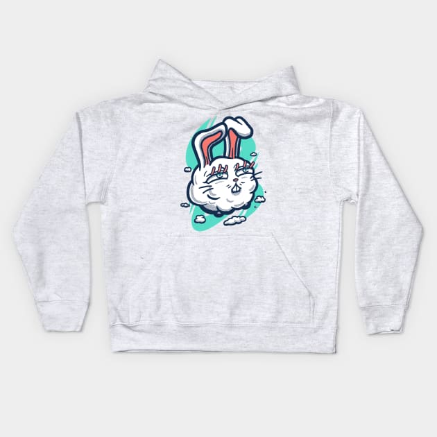 Bunny Wunny Kids Hoodie by wehkid